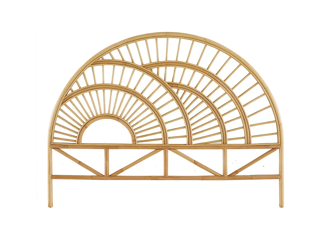 Tête de lit déco en rotin naturel L160 cm SUNNY