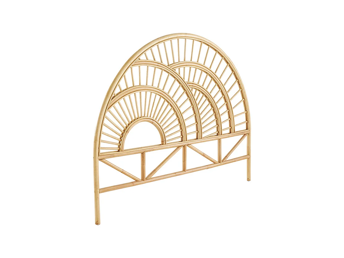Tête de lit déco en rotin naturel L160 cm SUNNY