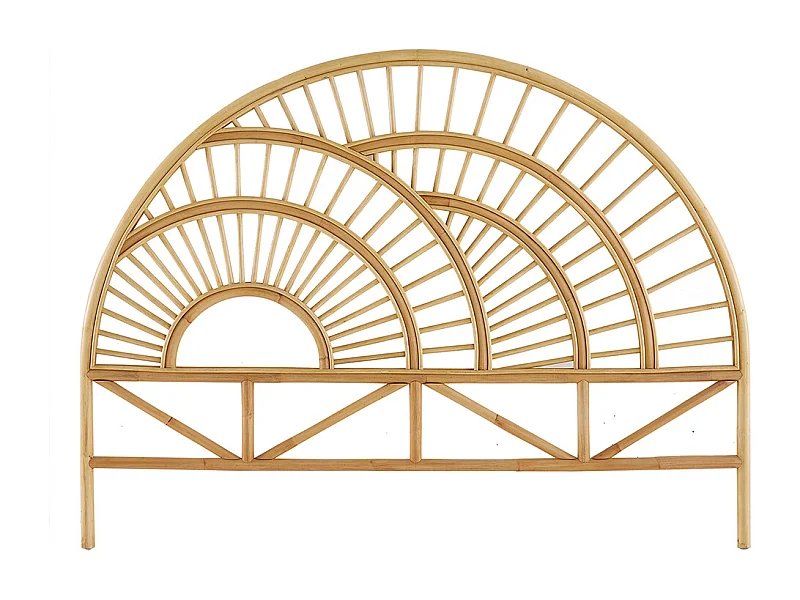 Tête de lit déco en rotin naturel L160 cm SUNNY