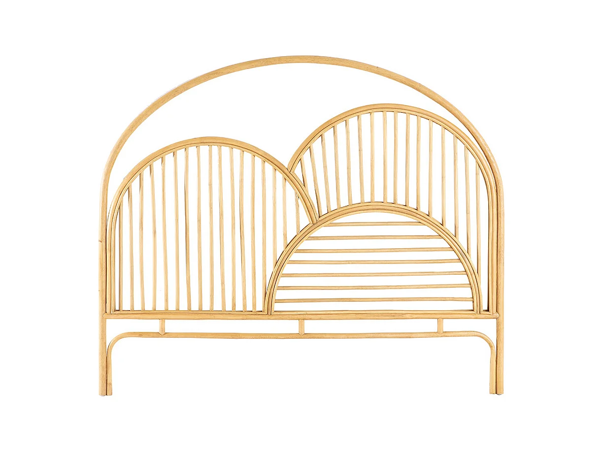Tête de lit déco en rotin naturel L160 cm PAHOLA