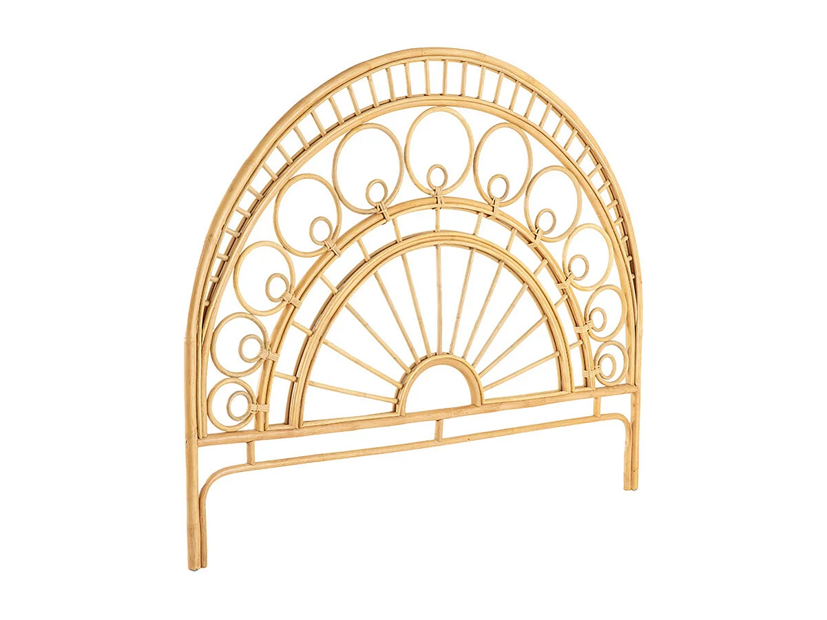 Testata letto in rattan a motivi L160 cm SORAYA