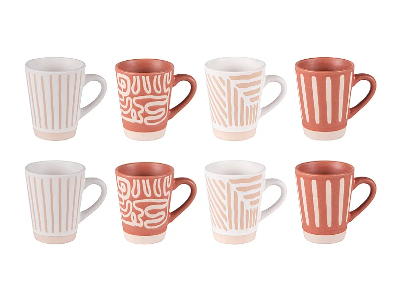 Coffret de 8 tasses Diwali 10 cl