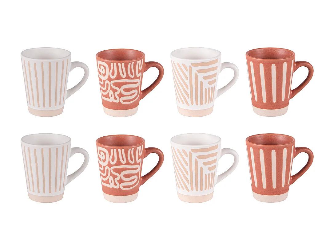 Coffret de 8 tasses Diwali 10 cl