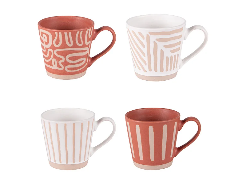 Coffret de 4 tasses Diwali 18 cl