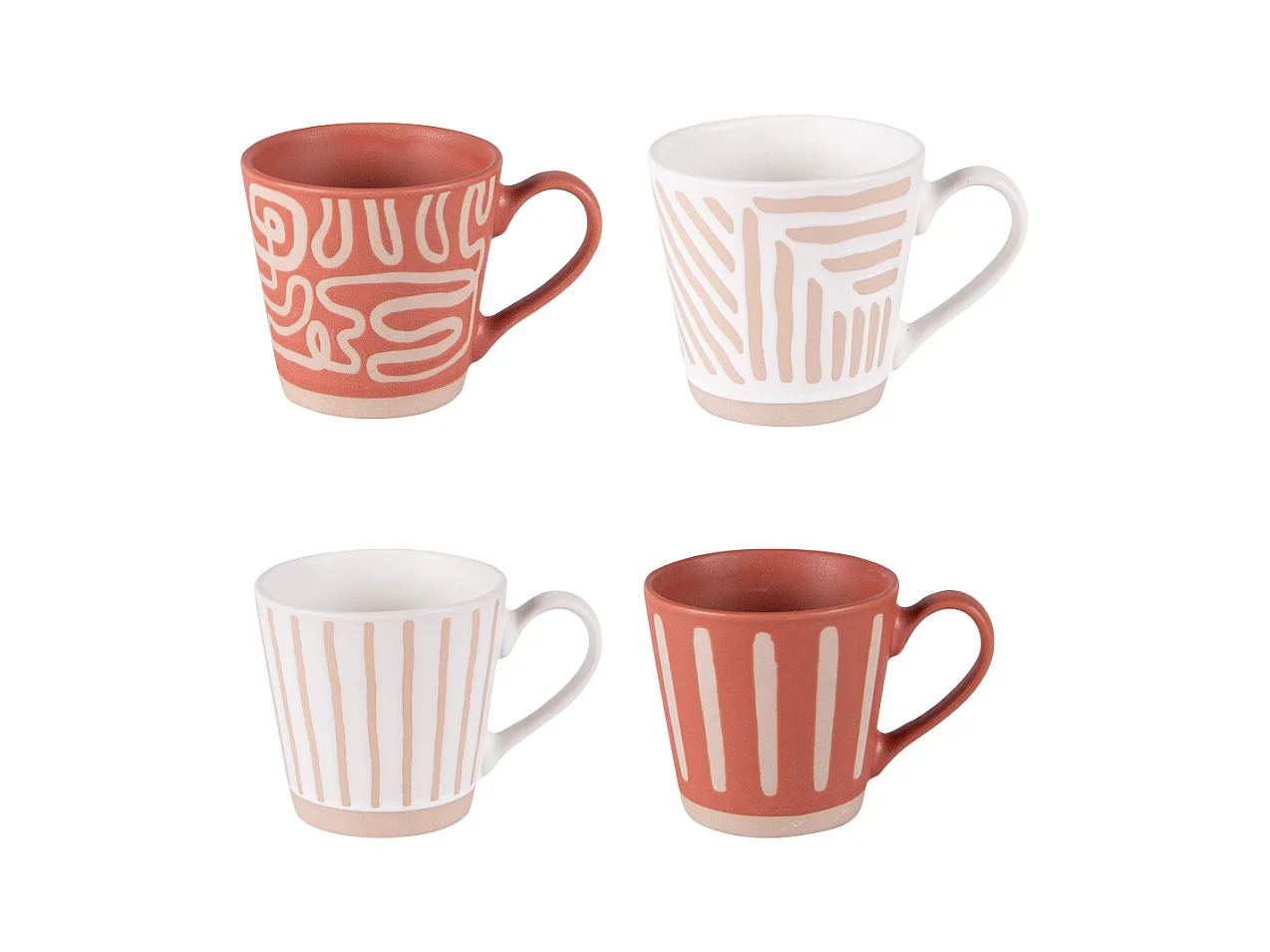 Coffret de 4 tasses Diwali 18 cl