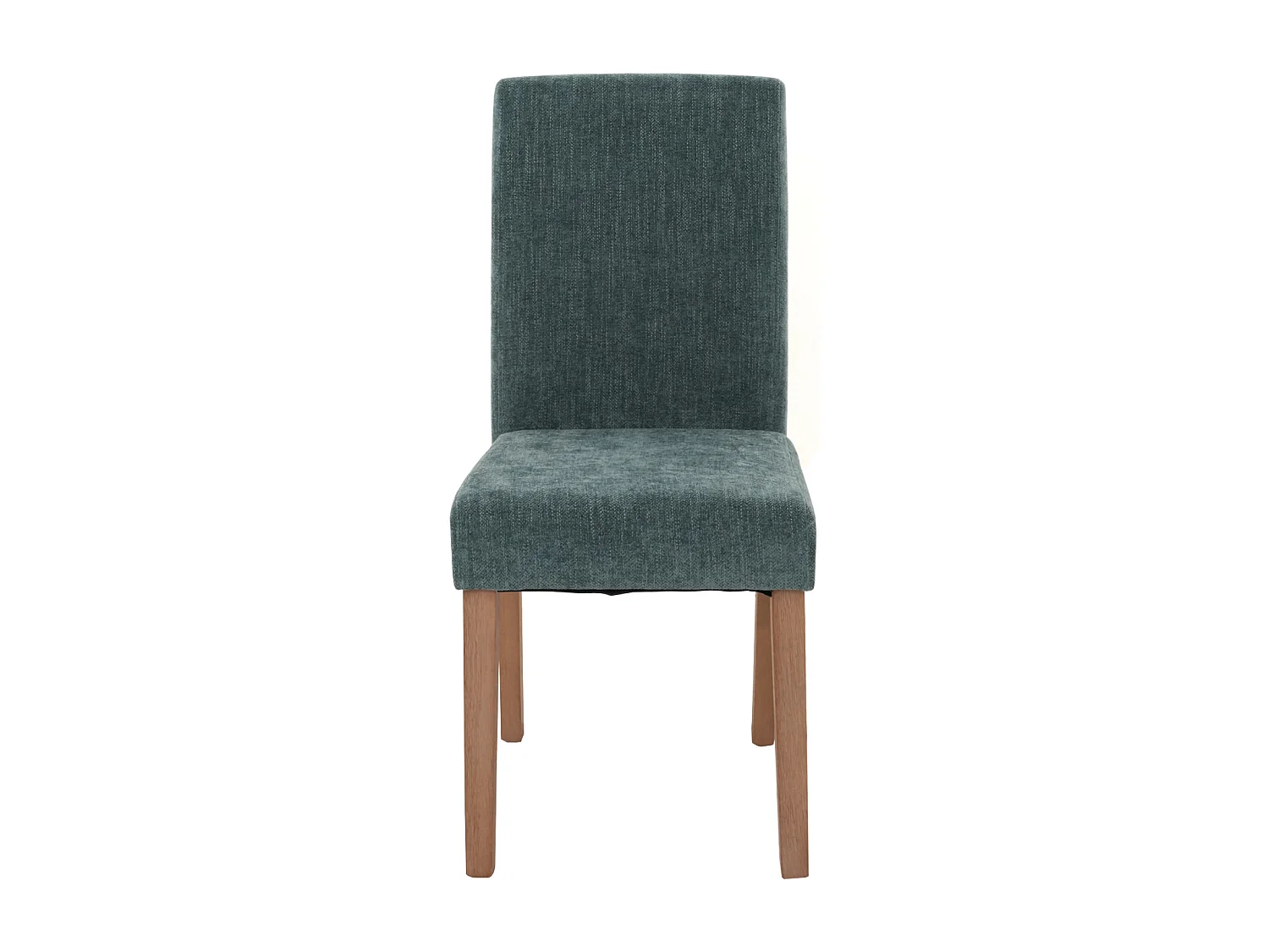 Chaise de salle à manger Littau Chenille (lot de 6),  vert, pieds couleur naturelle