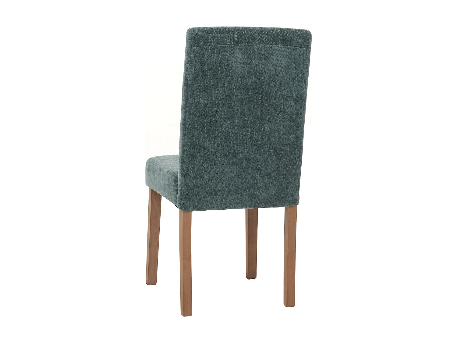 Chaise de salle à manger Littau Chenille (lot de 6),  vert, pieds couleur naturelle