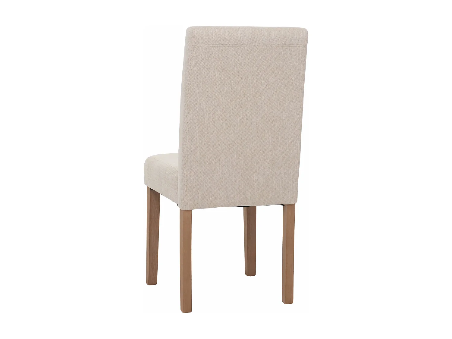 Set 6x sedie Littau tessuto ciniglia soggiorno cucina sala da pranzo legno 90x42x50cm avorio