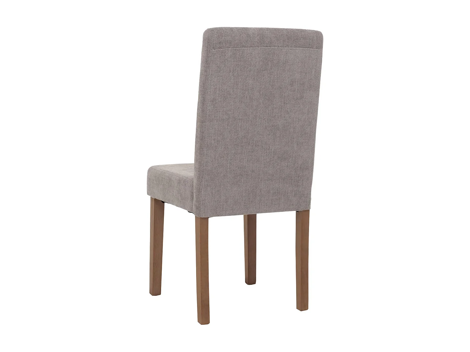 Chaise de salle à manger Littau Chenille (lot de 6),  gris clair, pieds couleur naturelle