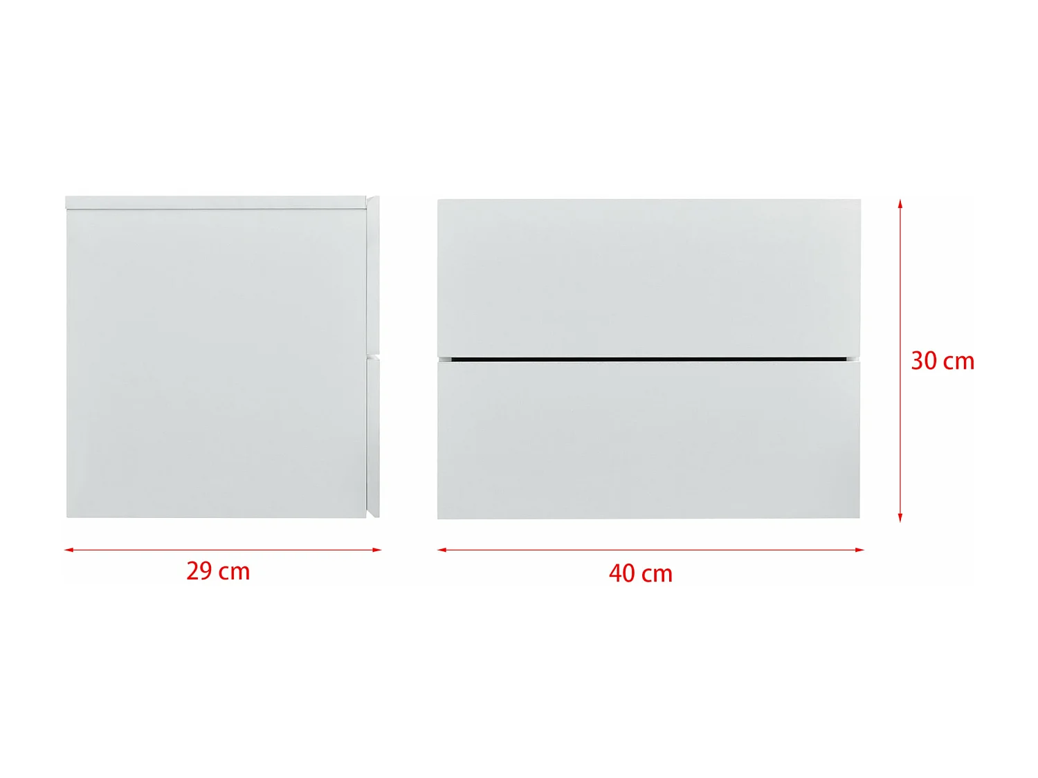 Table de chevet suspendue blanche 40 x 29 x 30 cm 03_0000820