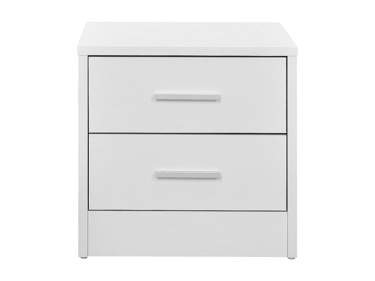 Mesita de noche mesita de noche 2 cajones blanco 03_0004198