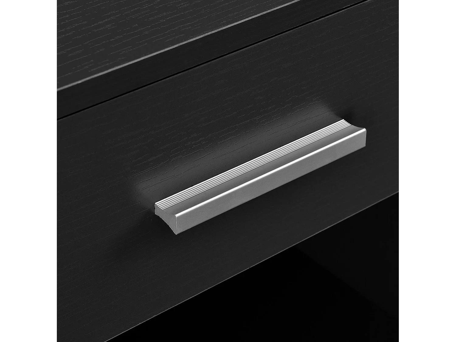 Comodino cassettiera con cassettiera contenitore 38 cm nero 03_0004203