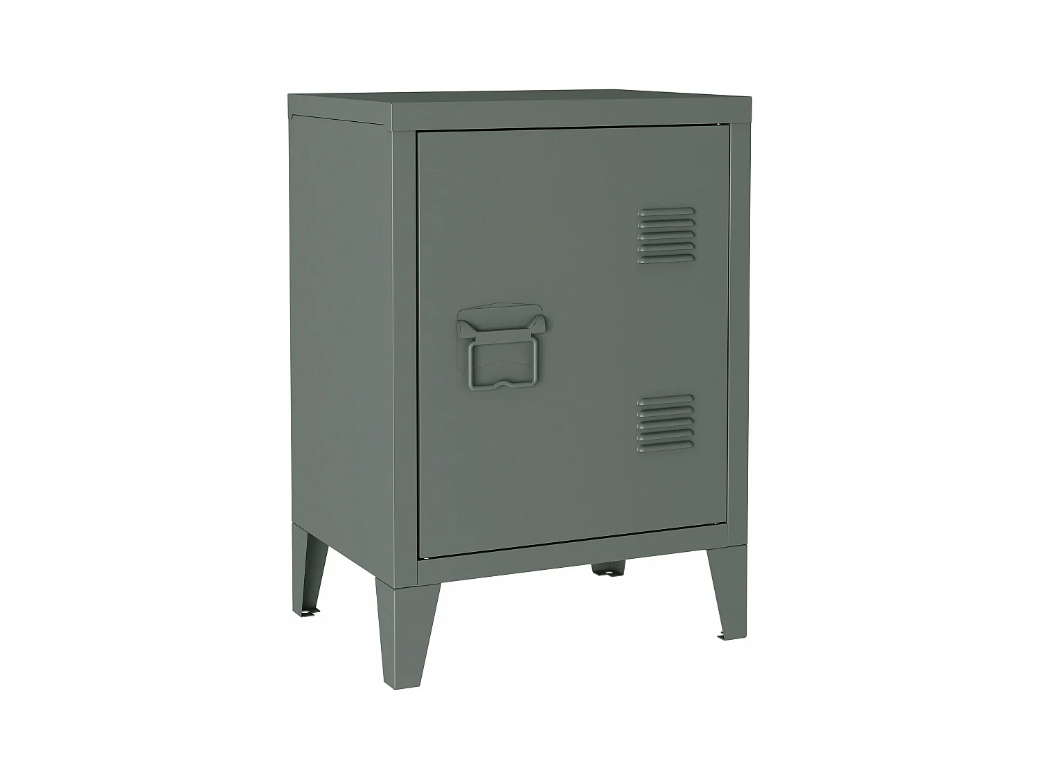 Table de chevet en gris 40 x 30 x 57 cm 03_0008681