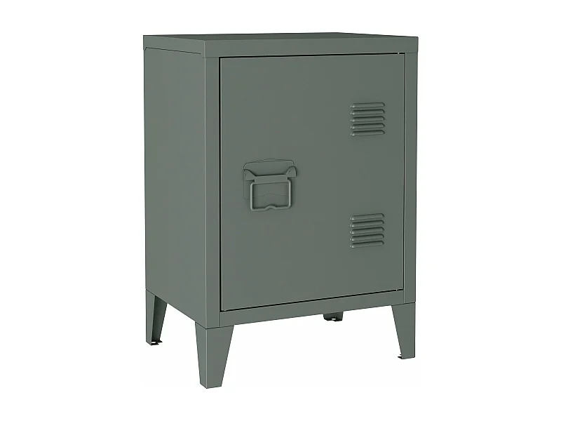 Table de chevet en gris 40 x 30 x 57 cm 03_0008681