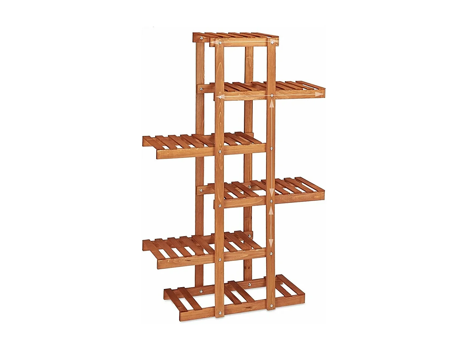 Etagère à fleurs en bois marron 125 x 81 x 25 cm 2213013/3