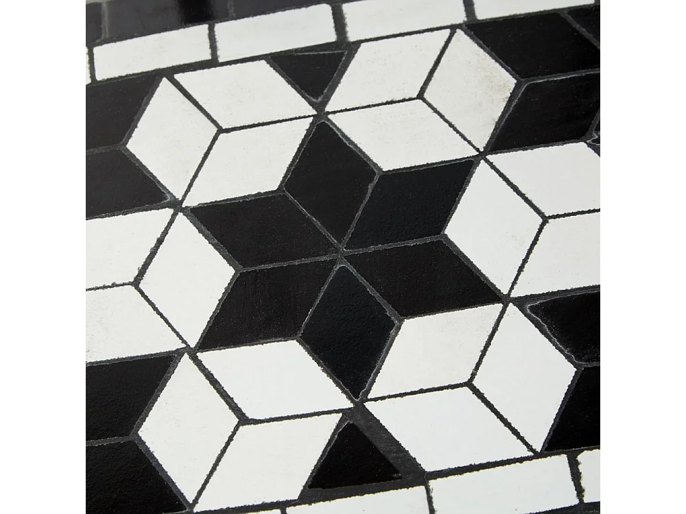 Étagère pour plantes mosaïque blanche 61 x 29 x 114 cm 2208298