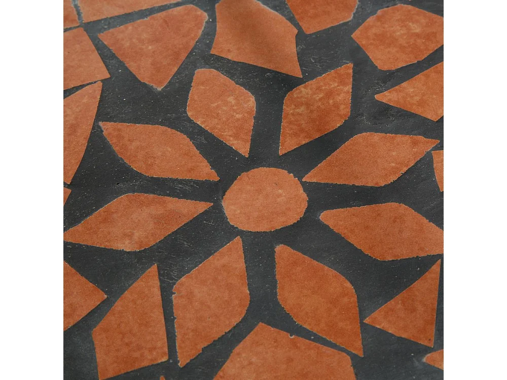 Estantería para plantas mosaico 3 niveles 114 cm marrón terracota 2208297