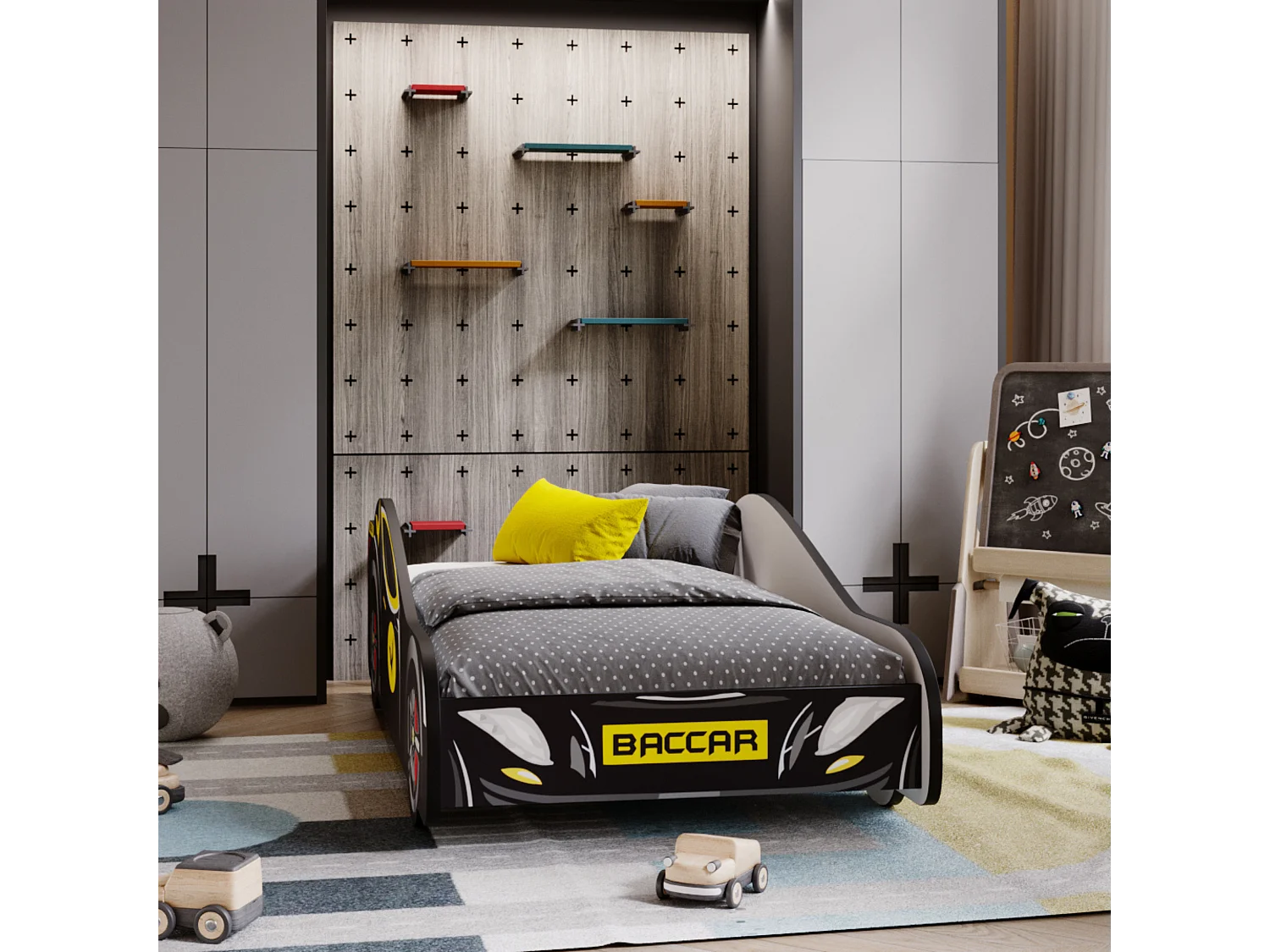 Lit enfant BATMAN 140x70 avec matelas