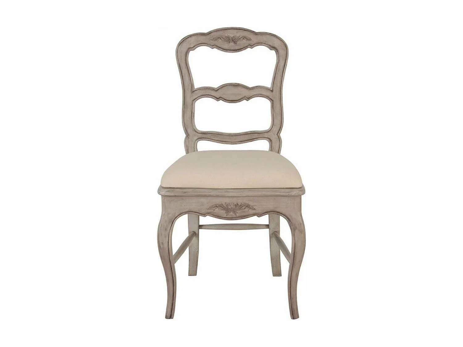 Lot de 2 chaises louise Bois Beige - Château Interior's