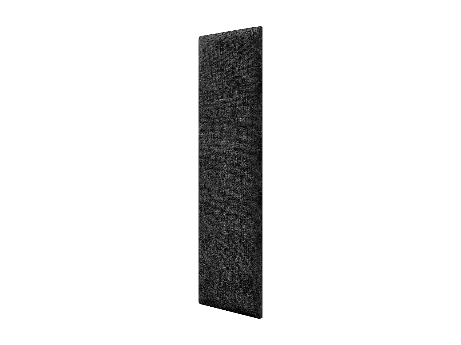 DHOME Juego de 1 Paneles Tapizados de Lana Ecológica Pack Autoadhesivos para Pared Acústicos Absorbentes Protección  (Negro, 60x30cm, x1)