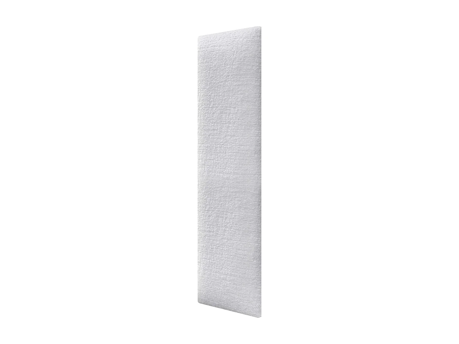 DHOME Lot de 6 panneaux muraux acoustiques auto-adhésifs en laine écologique protection absorbante contre les chocs (Blanc, 60 x 20 cm, x6)