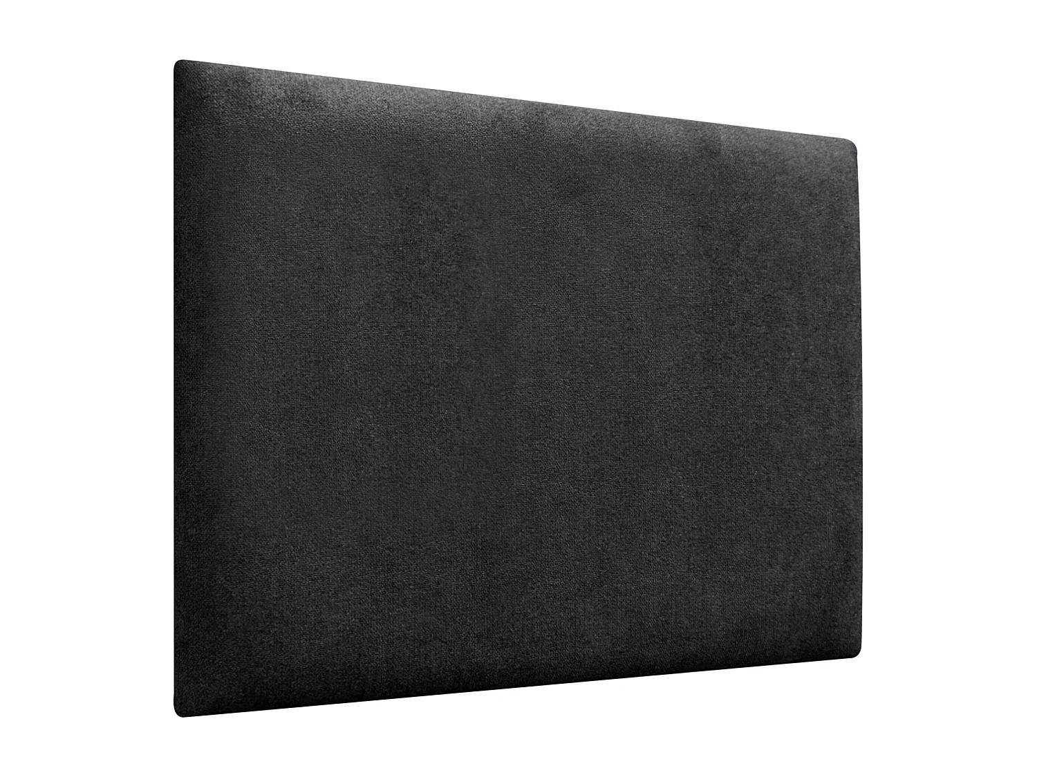 DHOME Gepolstertes Kopfteil aus Acualine-Stoff, aus selbstklebenden, austauschbaren Bettpaneelen, luxuriös gepolstertes Schlafzimmer (Schwarz, 190 cm)