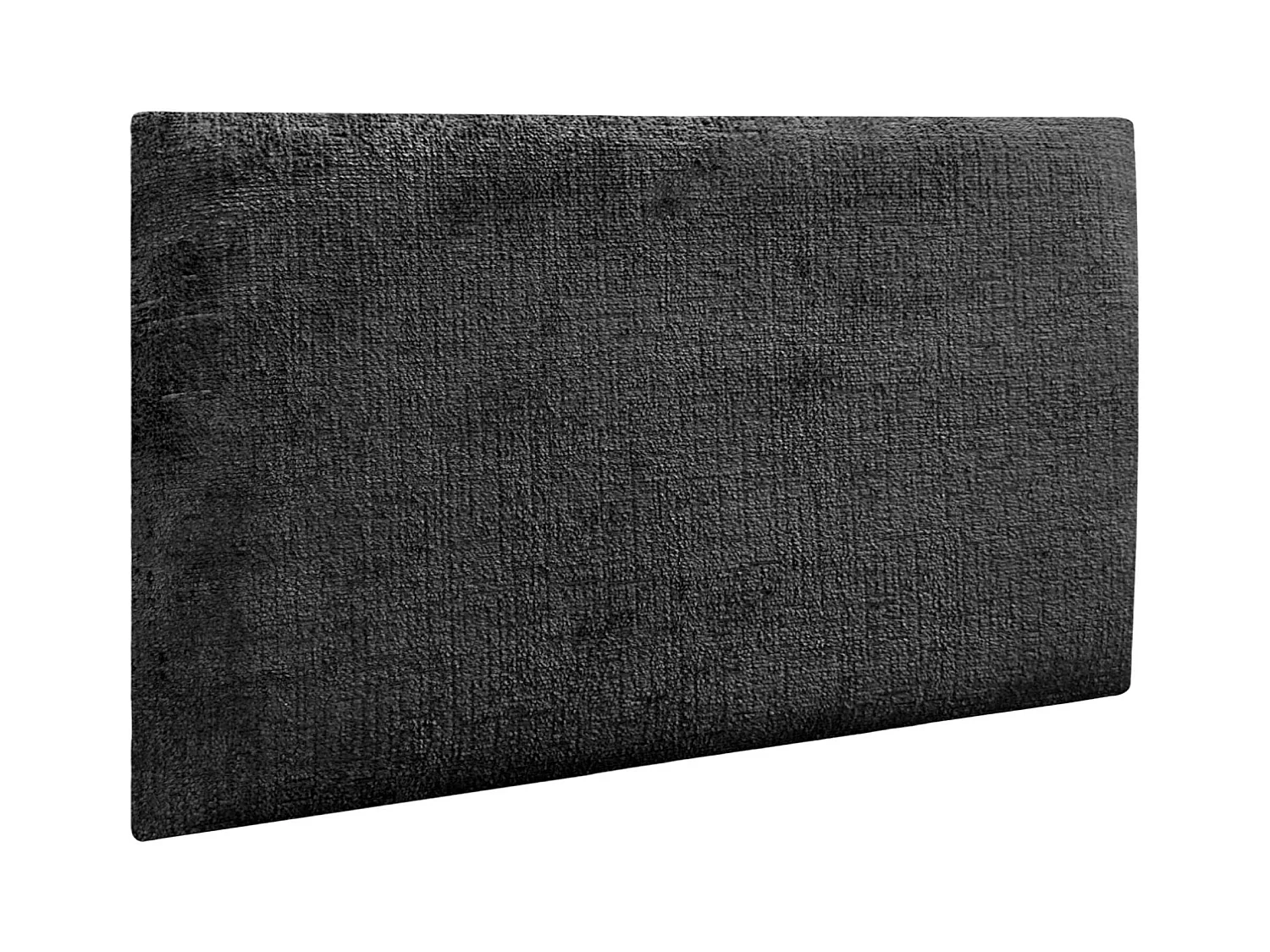DHOME Paneles Tapizados de Lana Ecologica Autoadhesivos para Pared Acusticos Absorbentes Proteccion Impactos Cabeceros (Negro, 60x50cm)