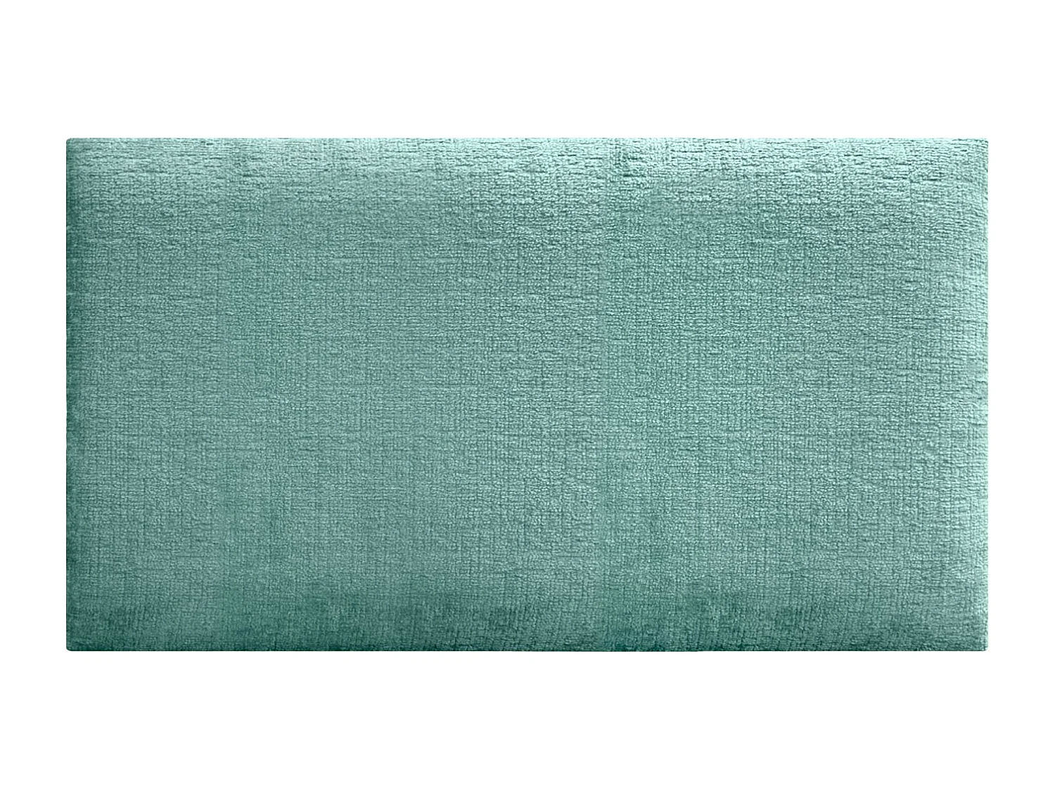 DHOME Zelfklevende akoestische wandpanelen, milieuvriendelijke wollen gestoffeerde panelen, absorberend, bescherming tegen stoten, hoofdborden (watergroen, 50x30cm)