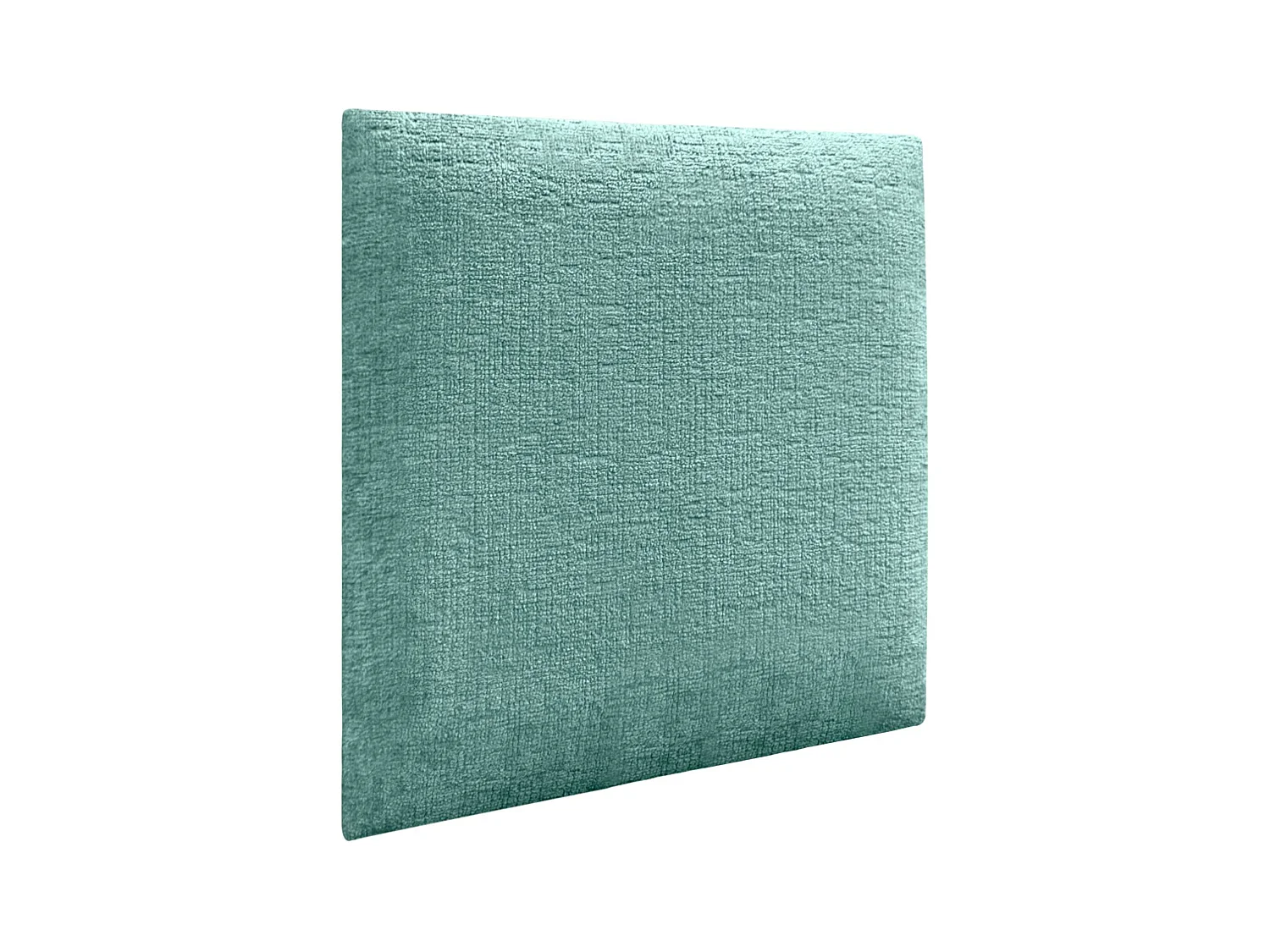 DHOME Paneles Tapizados de Lana Ecologica Autoadhesivos para Pared Acusticos Absorbentes Proteccion Impactos Cabeceros (Verde Agua, 60x60cm)