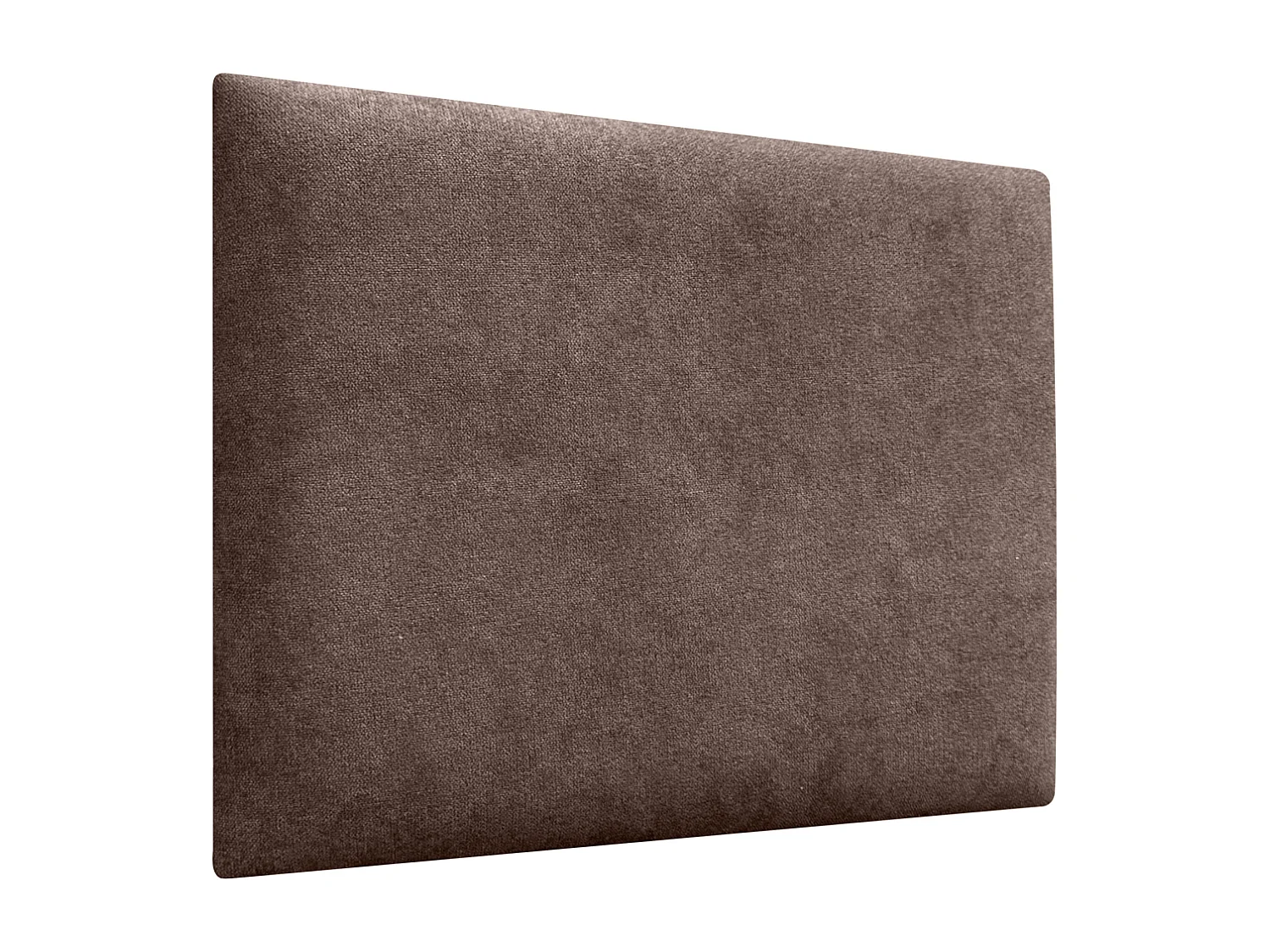 DHOME Tête de lit tapissée en tissu Aqualine composée de panneaux de lit autocollants interchangeables pour chambre de luxe (Marron, 95 cm)