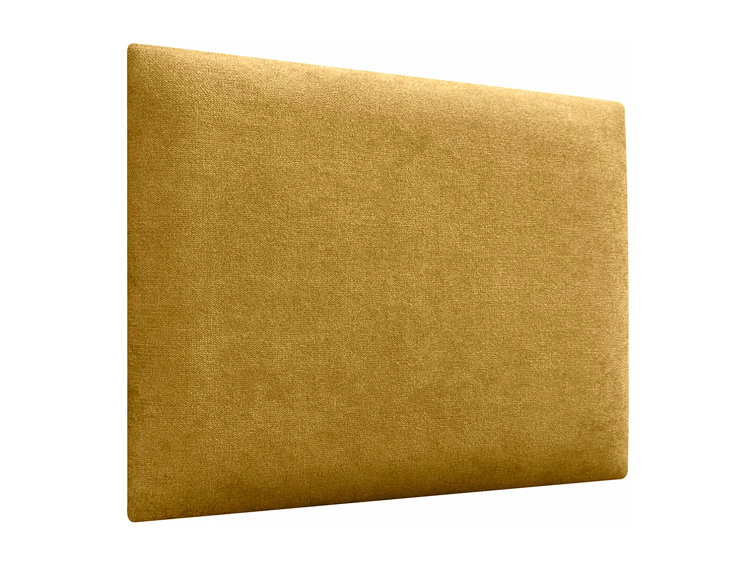 DHOME Gepolstertes Kopfteil aus Acualine-Stoff, aus selbstklebenden, austauschbaren Bettpaneelen, luxuriös gepolstertes Schlafzimmer (Senfgelb, 120 cm)