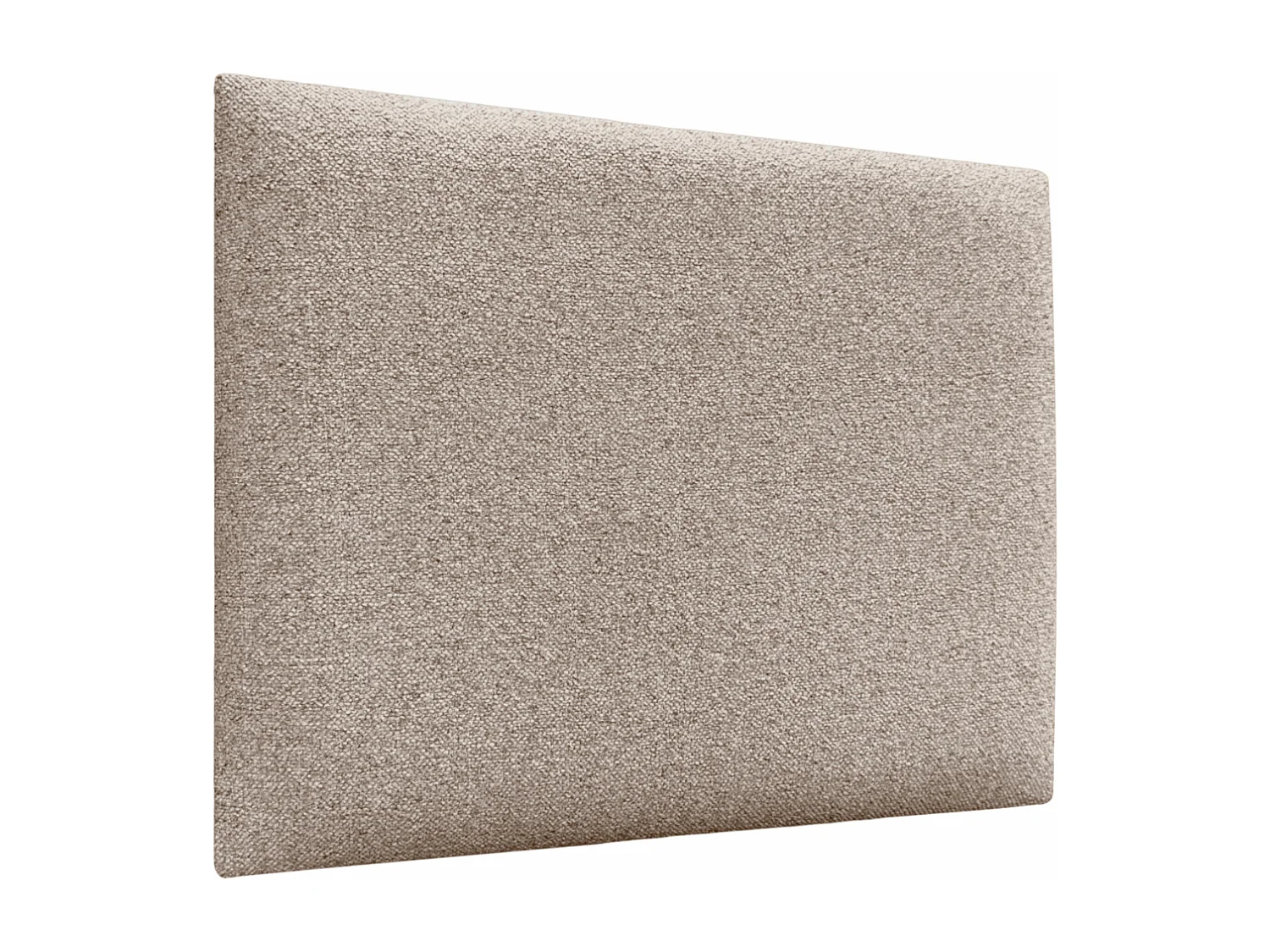 DHOME Cabecero Tapizado en Tela Acualine Compuesto de Paneles Autoadhesivos Intercambiables de Cama Lujo Dormitorio Acolchado (Arena, 140cm)