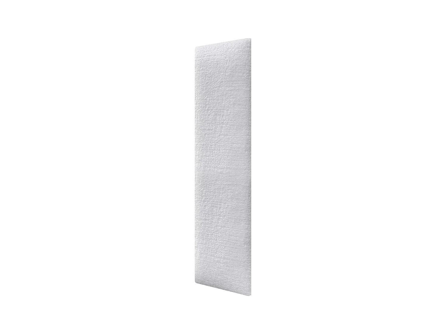 DHOME Paneles Tapizados de Lana Ecologica Autoadhesivos para Pared Acusticos Absorbentes Proteccion Impactos Cabeceros (Blanco, 60x20cm)
