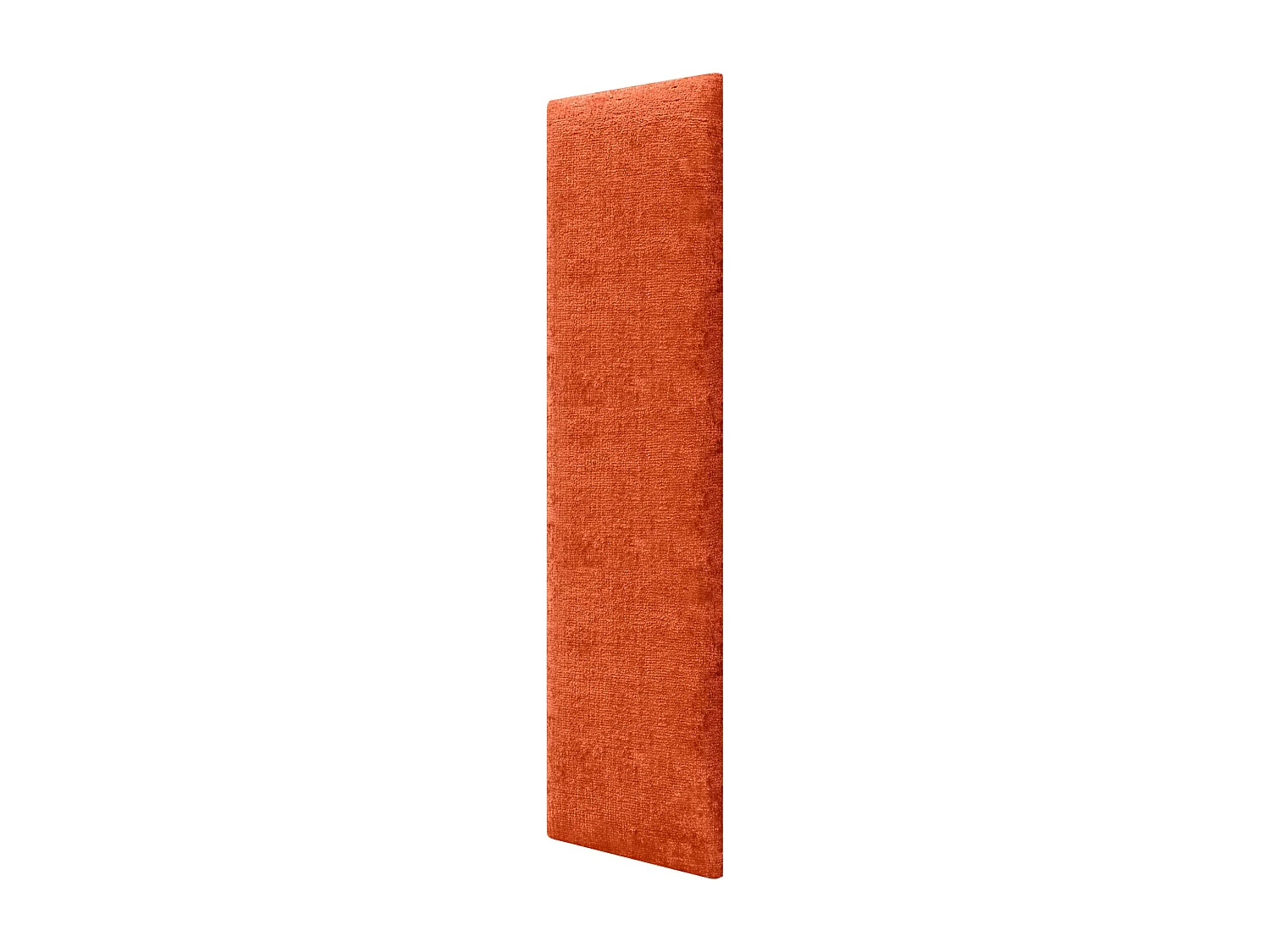 DHOME Lot de 8 panneaux muraux acoustiques auto-adhésifs en laine écologique protection absorbante contre les chocs (Orange, 60 x 20 cm, x8)