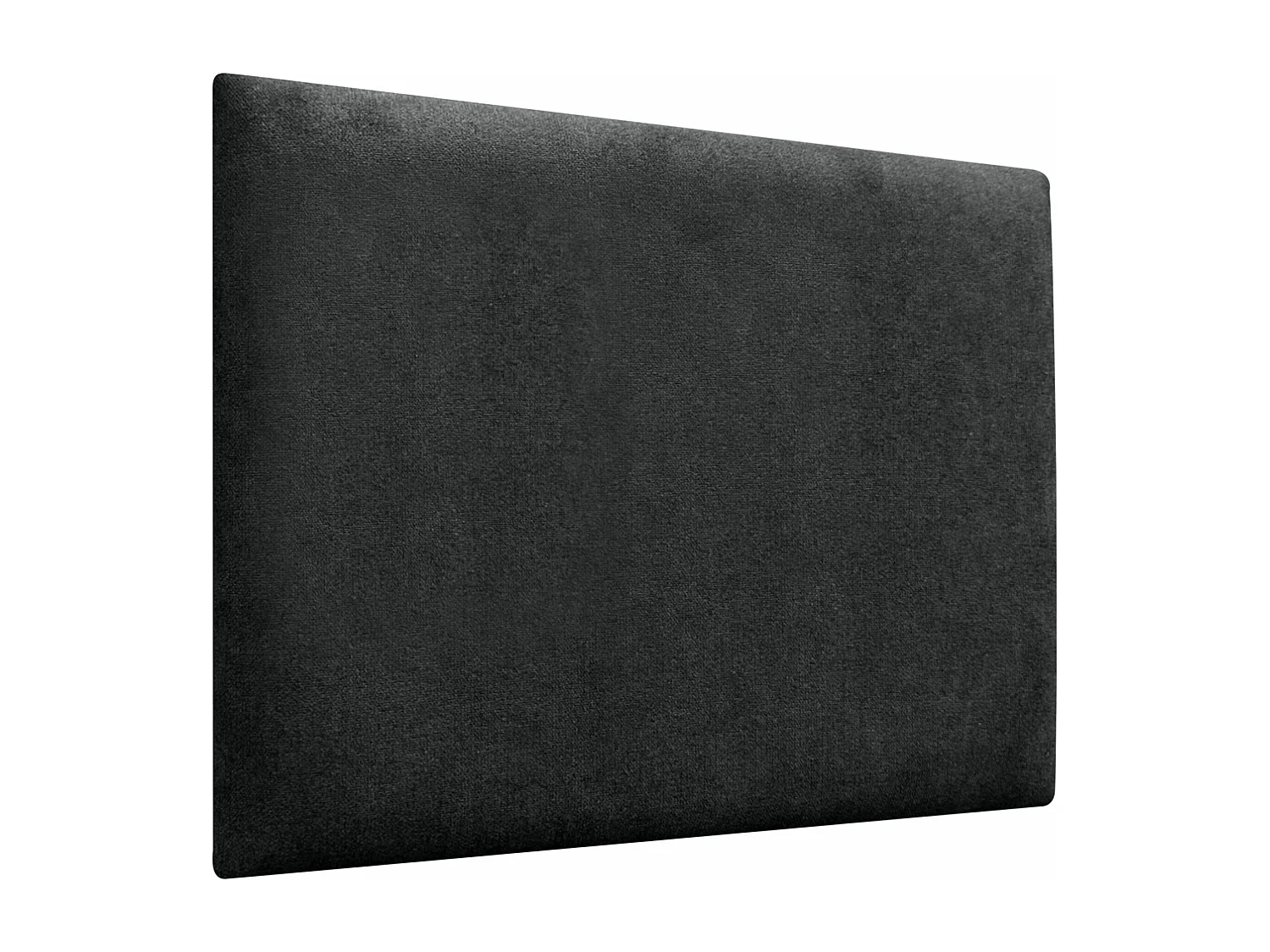 DHOME Cabeceira estofada em tecido aculino composto por painéis de cama intercambiáveis ​​autoadesivos acolchoados para quarto (Preto, 135cm)