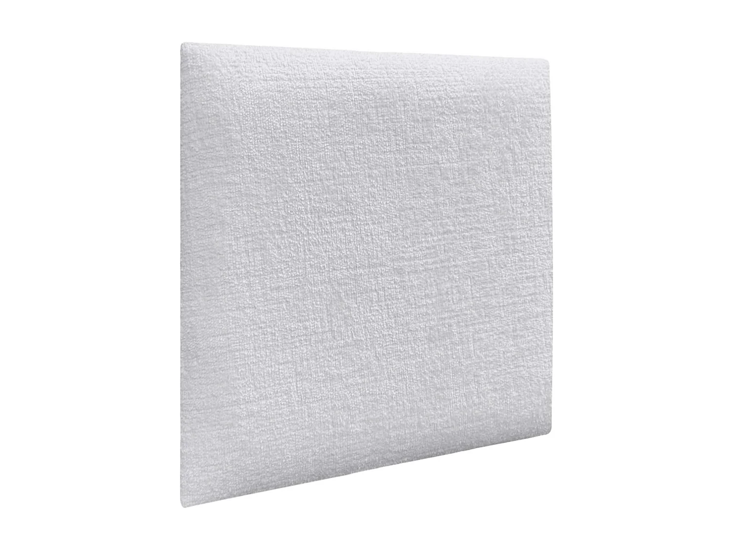 DHOME Lot de 1 Panneaux muraux acoustiques auto-adhésifs en laine écologique avec protection absorbante contre les chocs (Blanc, 50x50cm, x1)