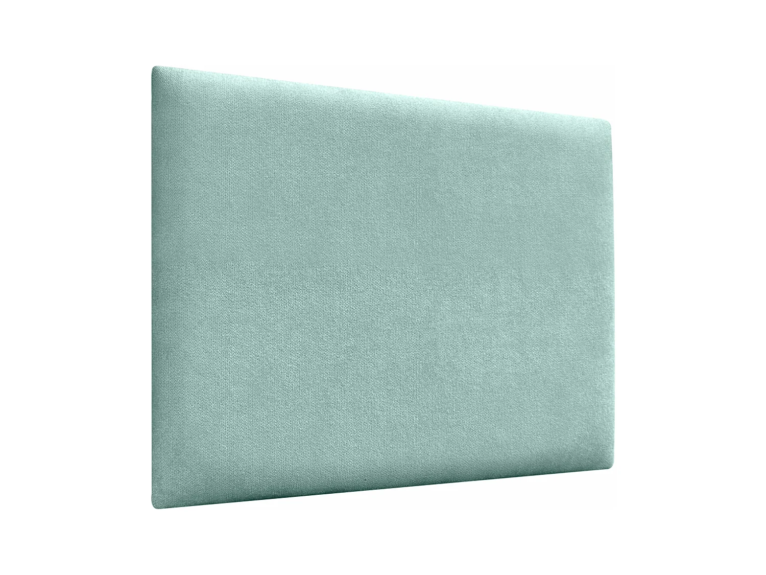 DHOME Tête de lit tapissée en tissu Aqualine composée de panneaux de lit autocollants interchangeables pour chambre de luxe (Vert aqua, 145 cm)
