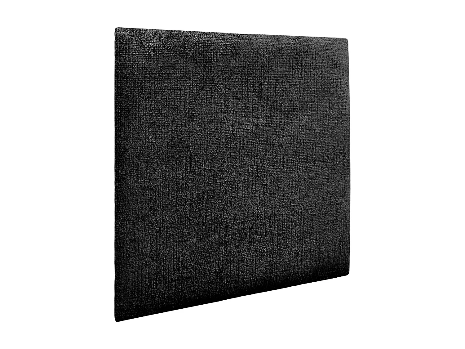 DHOME 1er-Set umweltfreundliche Wollpolsterplatten, selbstklebend, für akustisch absorbierenden Wandschutz (Schwarz, 60 x 60 cm, x1)