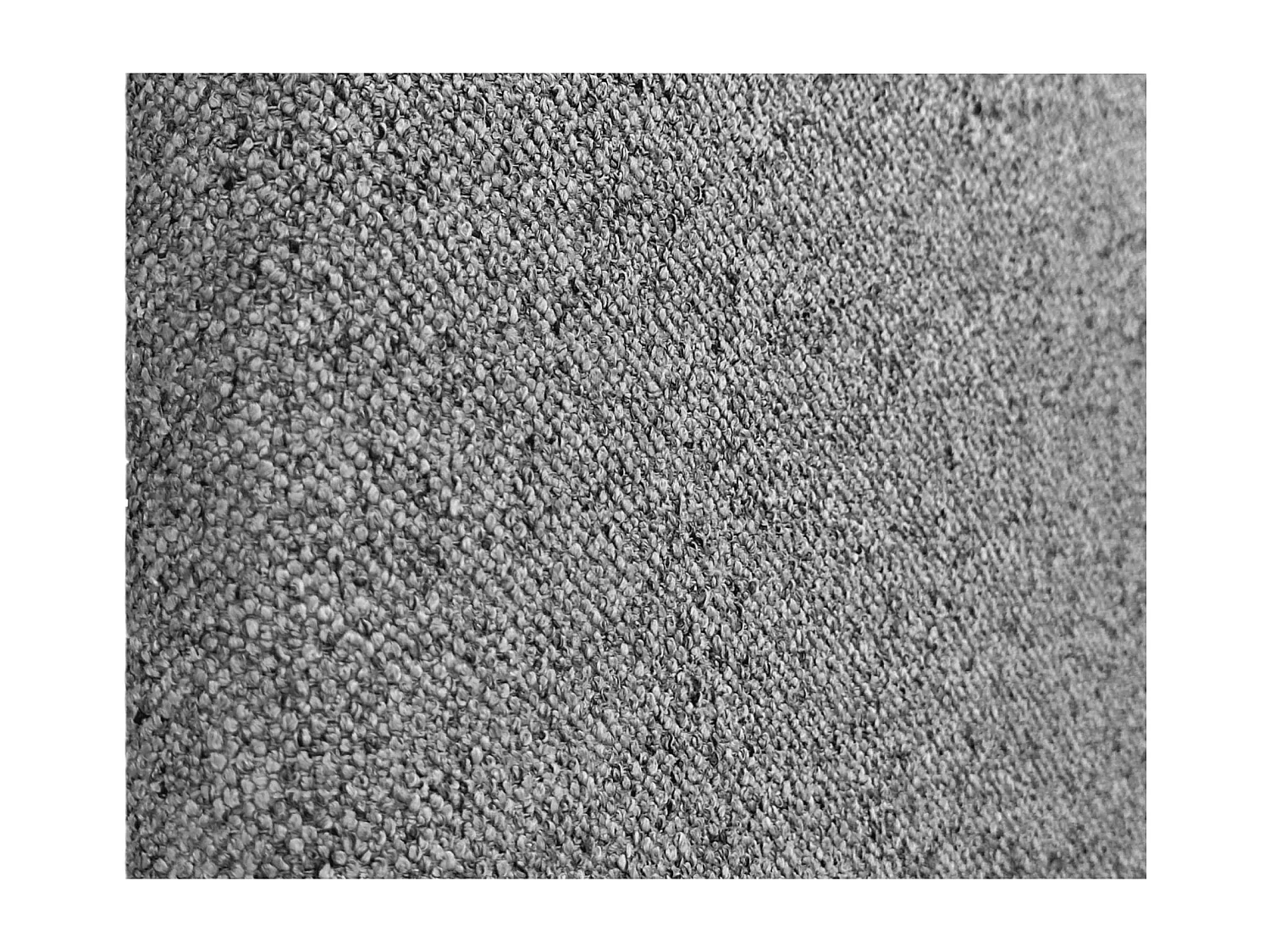 DHOME Tête de lit tapissée en tissu Aqualine composée de panneaux de lit autocollants interchangeables pour chambre de luxe (Ciment, 80 cm)