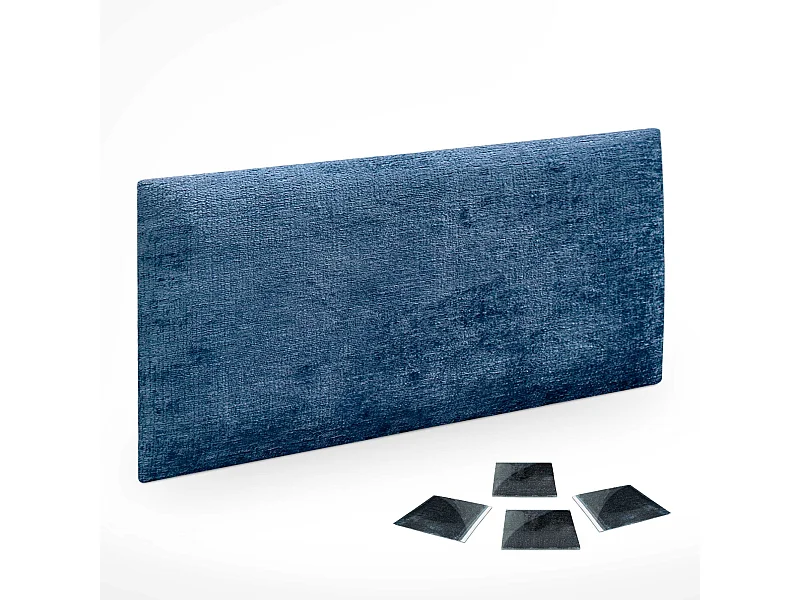 DHOME 1er-Set umweltfreundliche Wollpolsterplatten, selbstklebend, für akustisch absorbierenden Wandschutz (blau, 50 x 30 cm, x1)