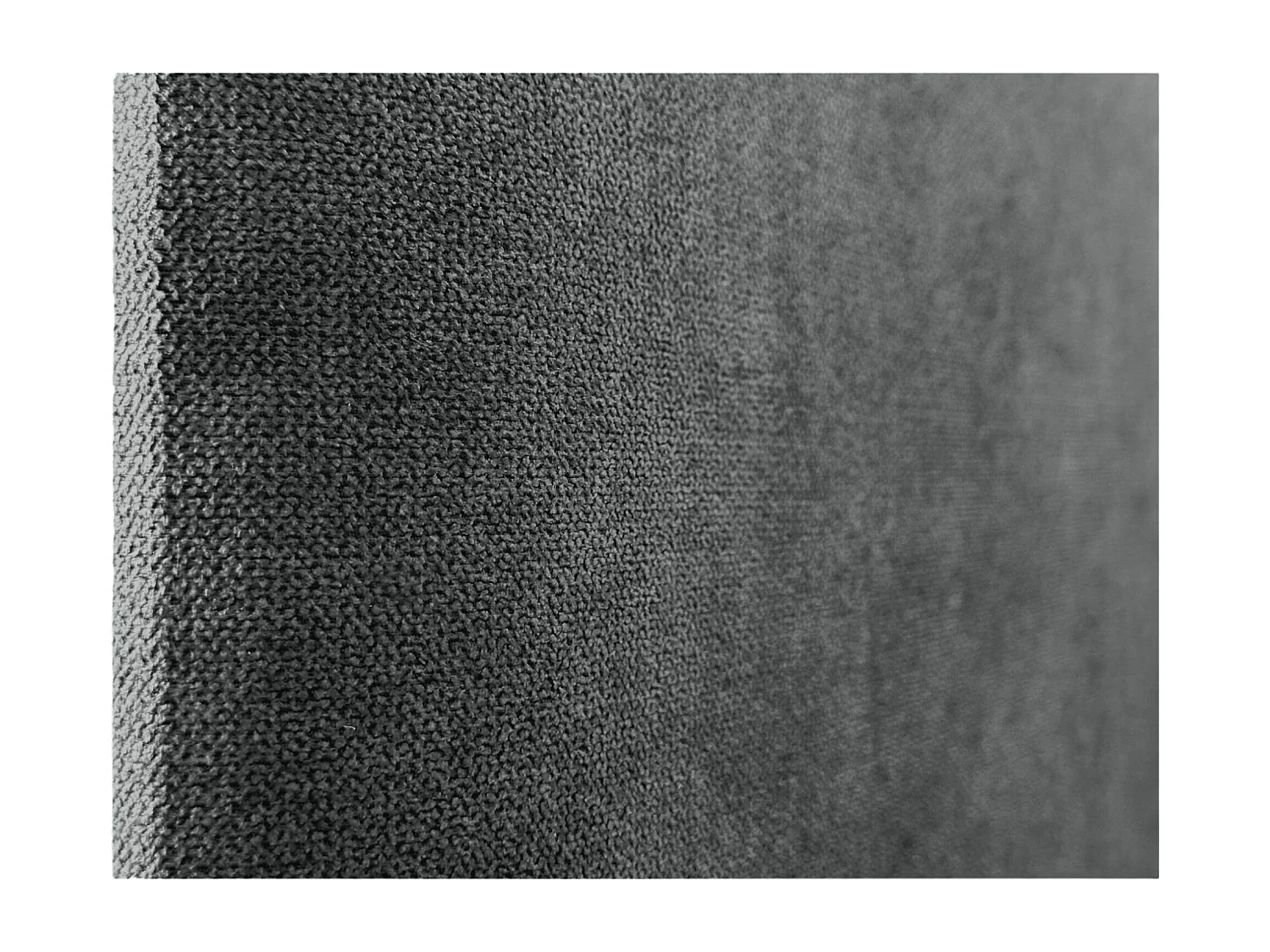 DHOME Tête de lit tapissée en tissu Aqualine composée de panneaux de lit autocollants interchangeables pour chambre de luxe (Gris cendré, 80 cm)