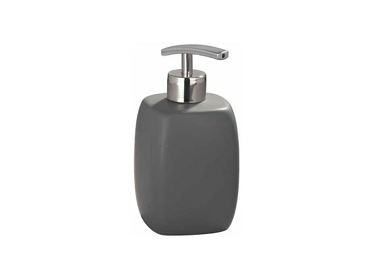 Distributeur de savon en céramique "Faro" - Gris - 410 ml