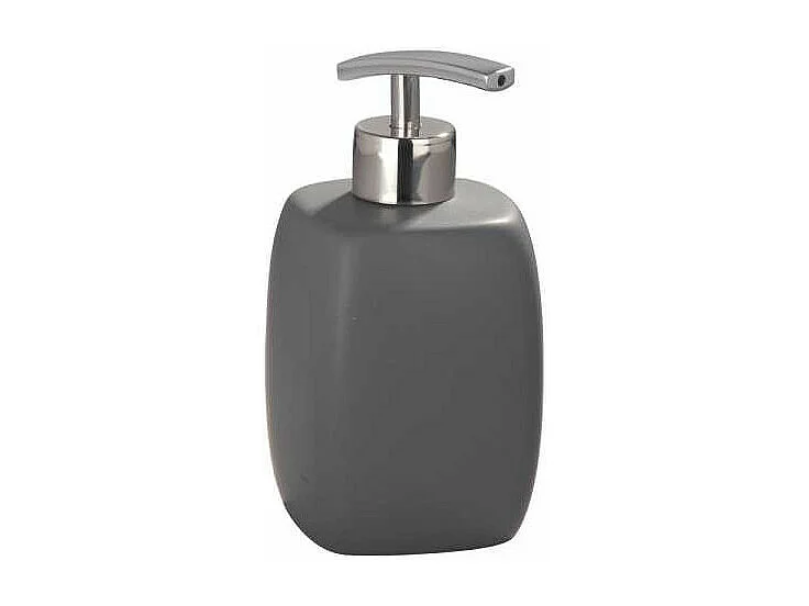 Distributeur de savon en céramique "Faro" - Gris - 410 ml