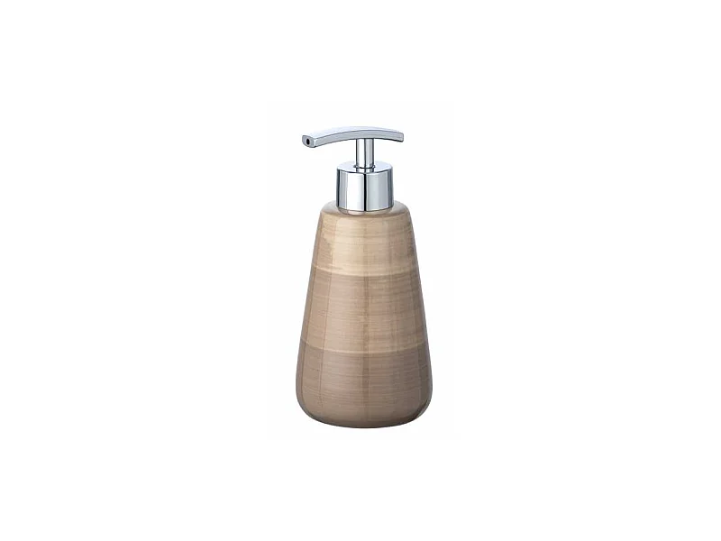 Distributeur de savon en céramique "Pottery" - Sable - 360 ml
