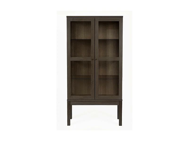 Vitrine 2 Portes "AbbeyWood" 170cm Marron