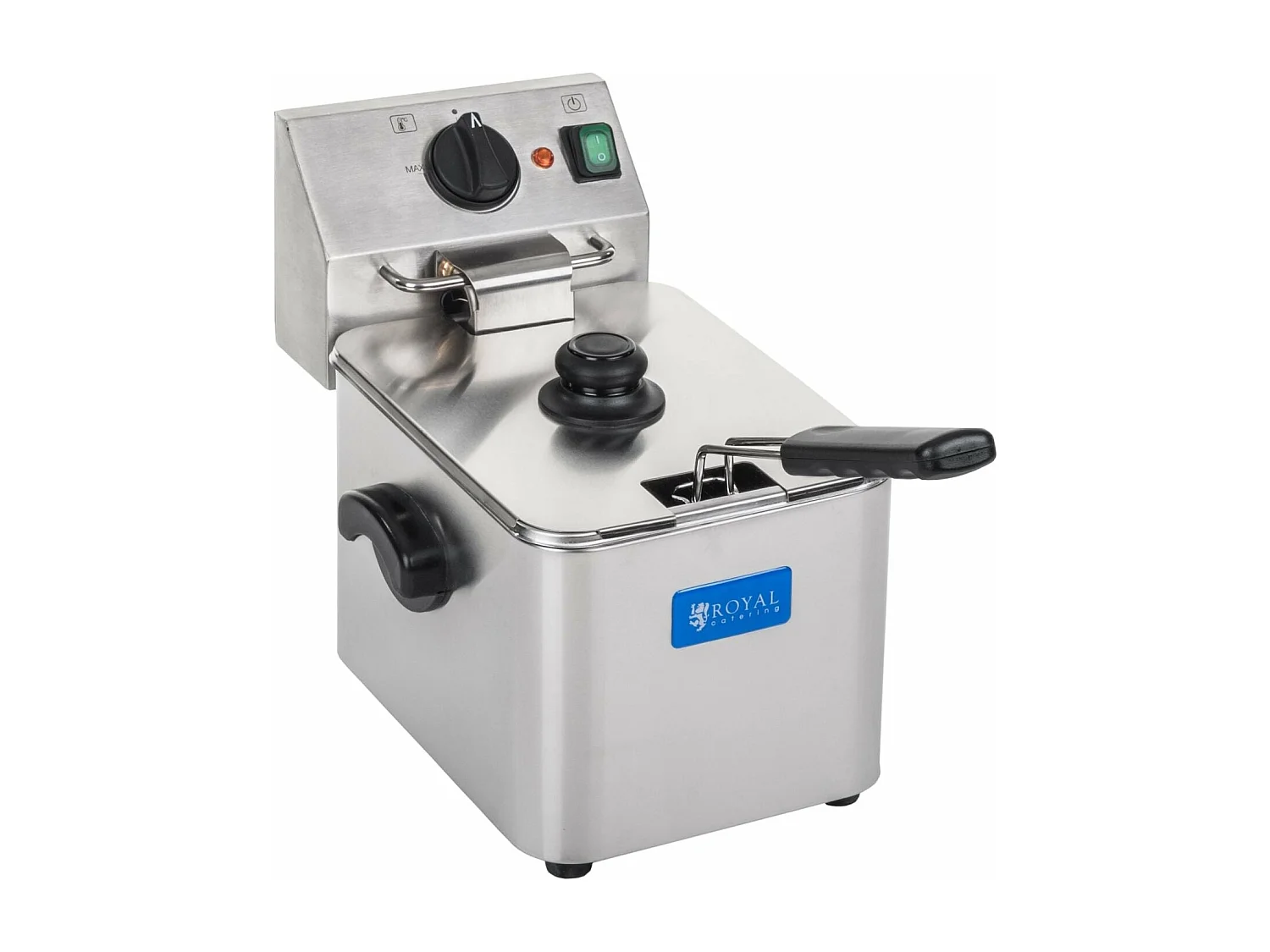 Friteuse acier inox 1 argenté 37 x 26 x 30.5 cm 3614006