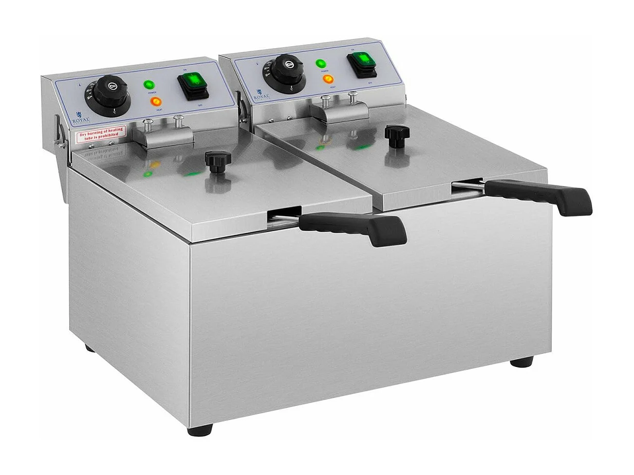 Friteuse électrique professionnelle restaurant 65 x 45 x 30 cm 14_0001793