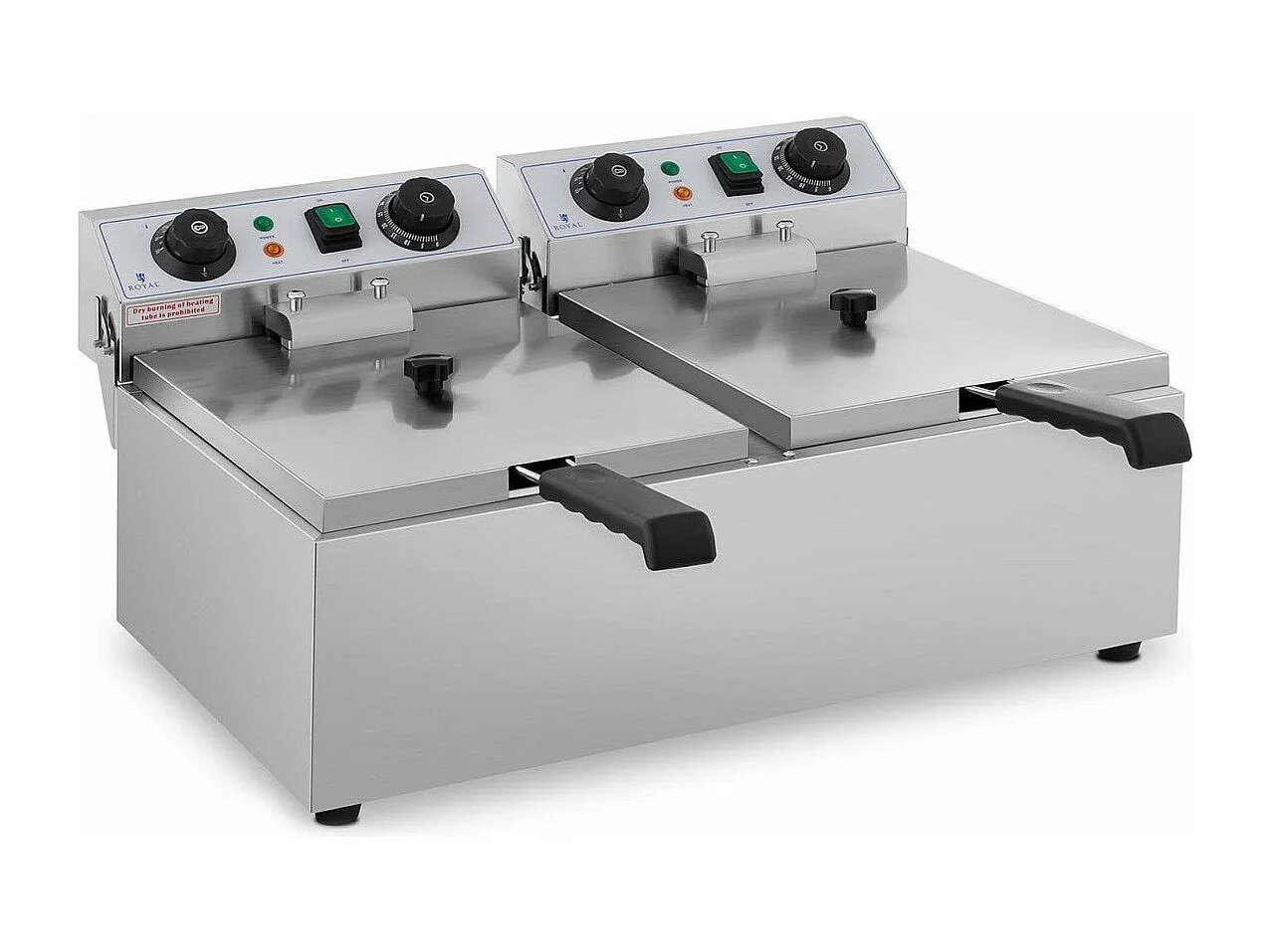 Friteuse électrique professionnelle restaurant 60.5 x 59 x 28.3 cm 14_0001785