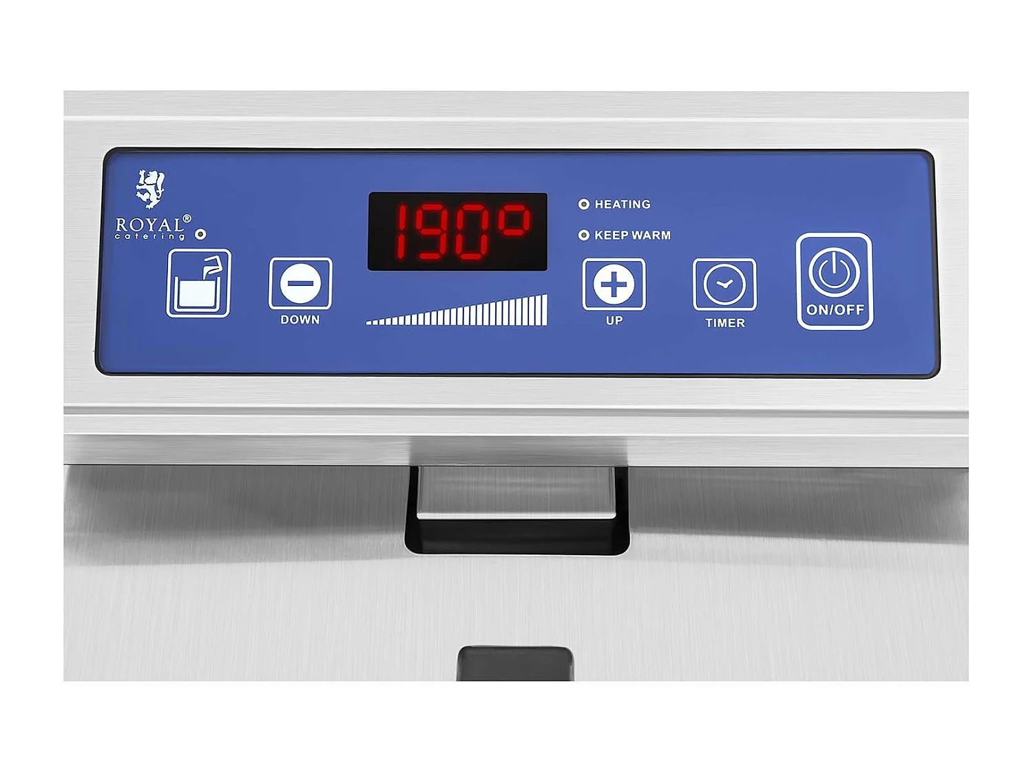 Fritadeira elétrica profissional para restaurante 2 x 10 litros 60 a 190°C 14_0001773