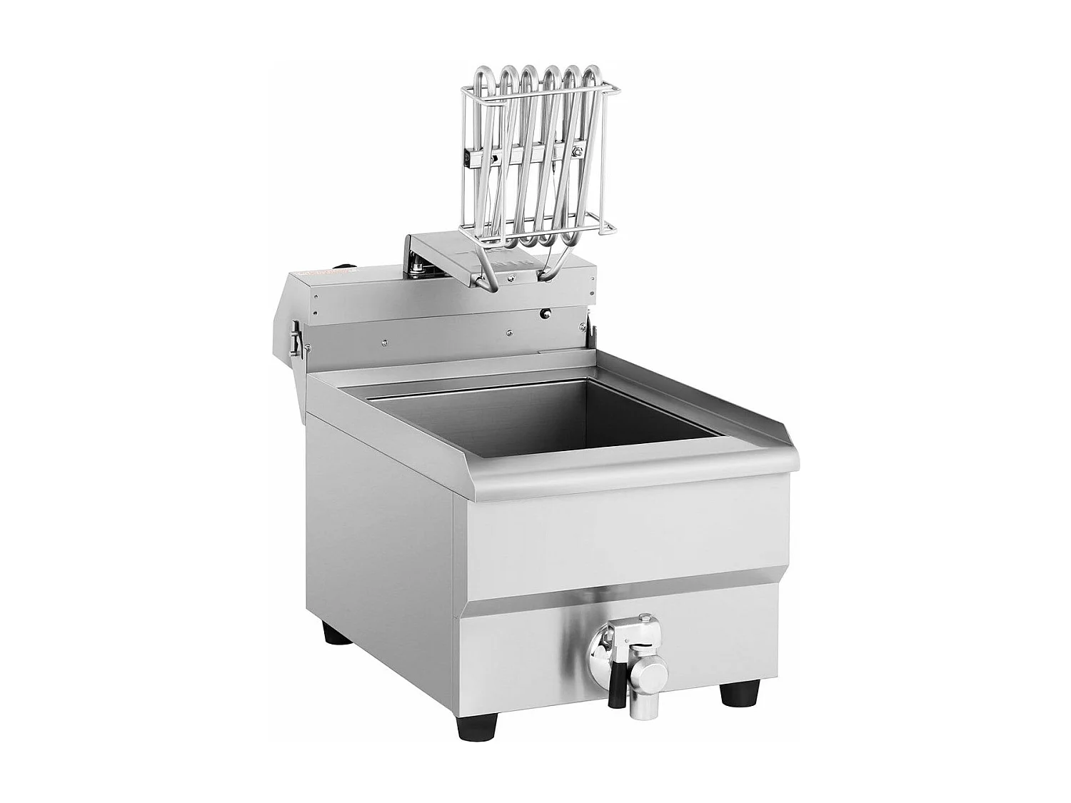 Freidora eléctrica profesional para restaurante 10 litros con grifo de desagüe 14_0001780